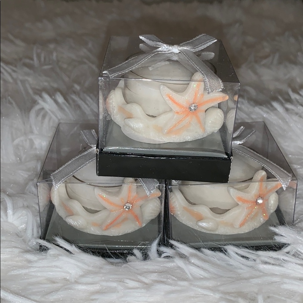 Starfish Candle favors-15 available ⚜️